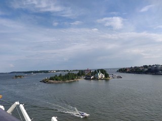 Small Island off the Coast in Helsinki 