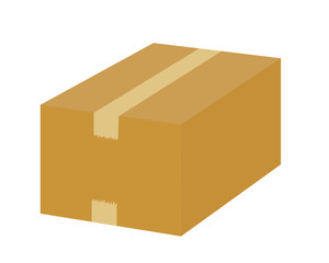 段ボール箱　茶色　