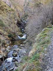 The Alba Route in Asturias. Spain