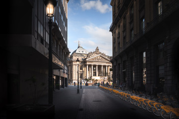 Fototapeta na wymiar Bourse de Bruxelles