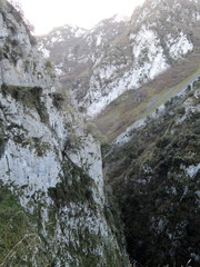 Fototapeta na wymiar Xanas Route in Asturias. Spain