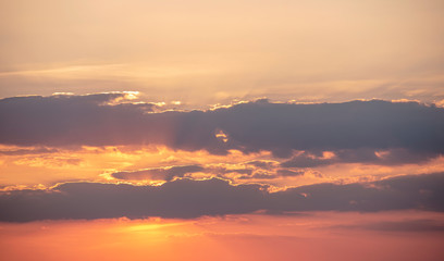 Fototapeta premium sunset in the sky