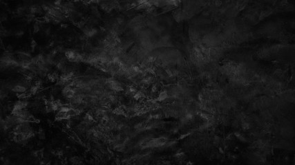 black concrete wall background, old cement stone texture