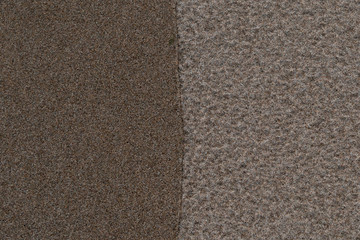 Fototapeta premium Close-up Detail of Line Between Wet and Dry Sand