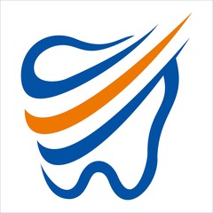 Tooth health and dental care logo designs icon. Dentistry and dental health concept.
