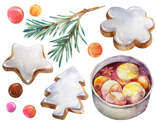 New Year's song and mulled wine