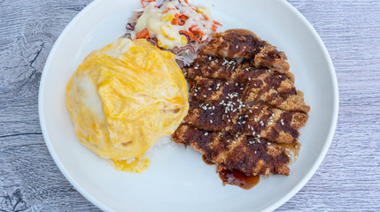 Thai Style Japanese Food Mixed Dishes 
