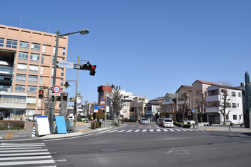 Downtown of Sano City, Tochigi Prefecture, Japan