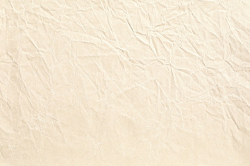 Crumpled old brown paper texture