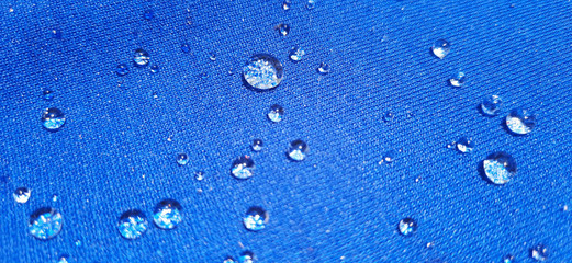 Rain drop on blue surface ,Rain drop on blue surface ,Water splash like a crown ,Water splash in crown shape and falling drop
