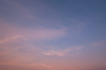 Naklejka na ściany i meble colorful sky at sunset with clouds