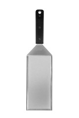 Barbecue and grill tools set on White Background, spatula blade scraper bottle tongs hook