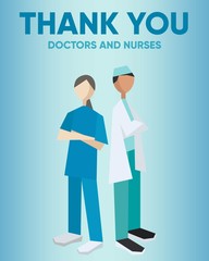 Thank you doctors and nurses for fighting coronavirus.