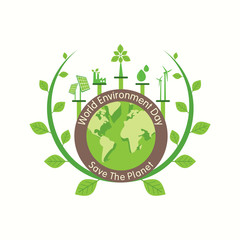 world environment day banner design
