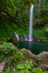 waterfall in the jungle