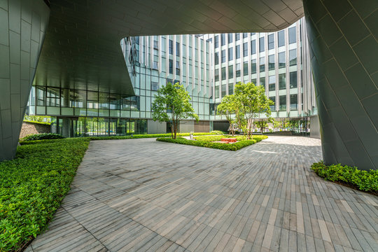 Modern internet technology office area	
