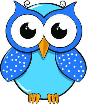 Blaue Eule