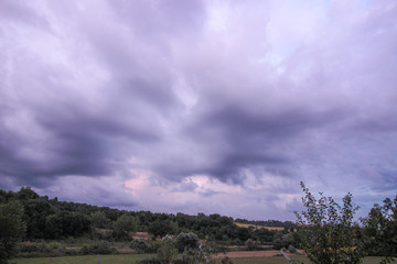 Obraz premium time lapse of clouds in the sky