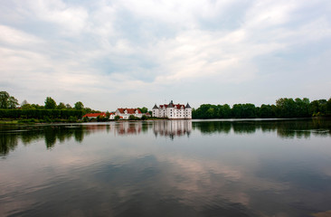 Fototapeta na wymiar Historisches Wasserschloss Glücksburg, Schleswig-Holstein, Deutschland