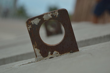 close up of a hook
