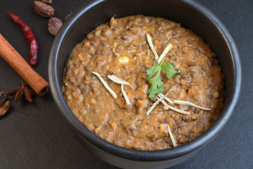 Dal Makhani or Dal Makhni is a dish originating from the Punjab region of the Indian subcontinen