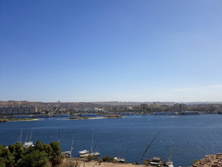 Beautiful Nile River View from the City