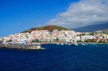 Peel and stick wall murals Harbor in Los Cristianos resort town in Tenerife, Canary Islands, Spain