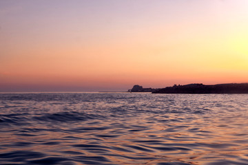 Obraz premium sunset over the sea