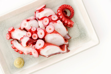 ボイル蛸の刺身