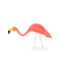 Lawn flamingo icon. Clipart image isolated on white background