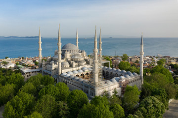 Obraz premium The Blue Mosque in Istanbul Turkey