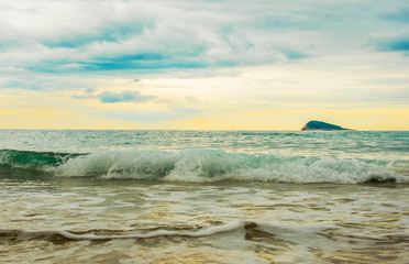 Sea Sunset, Summer background, Travel concept