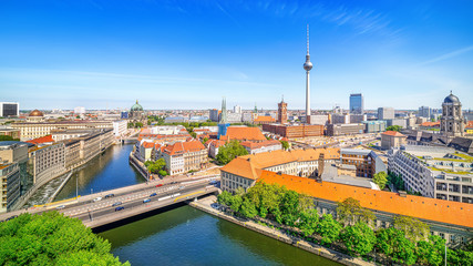 Fototapeta premium panoramiczny widok na centrum berlina