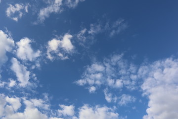 Blue sky and white clouds