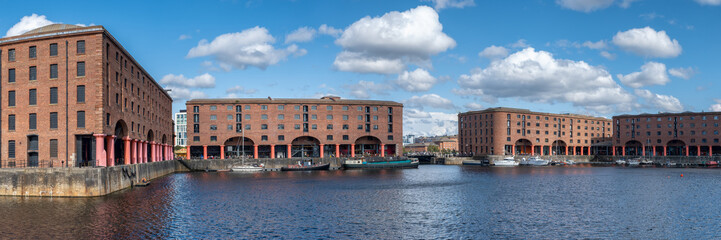 Naklejka premium The Royal Albert Dock in Liverpool