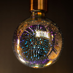 Beautiful modern luxury light lamp decor glowing