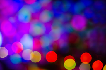Festive elegant abstract background with bokeh lights and stars Texture