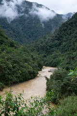 River inside of Podocarpus National Park, Ecuador
