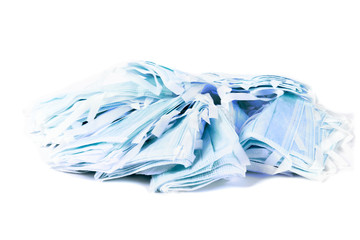 Fototapeta premium a pile of surgical masksTO prevent the spread of infection like COVID-19 corona virus