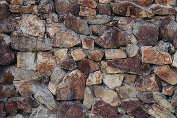 Background of old worn stone wall texture.
