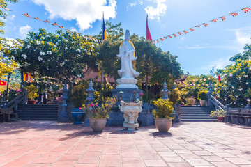 Van Son Pagoda of Con Dao island in Vietnam
