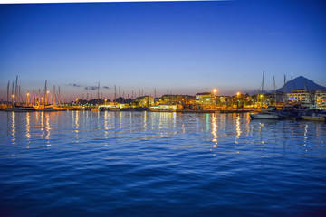 ALTEA, SPAIN - January 4, 2019: View of the city from the port. © Vladimir