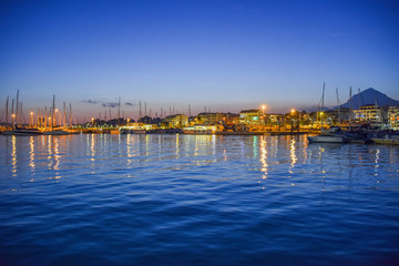ALTEA, SPAIN - January 4, 2019: View of the city from the port. © Vladimir