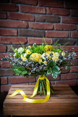 Romantic bouquet for engagement wedding celebration floral event in flowershop