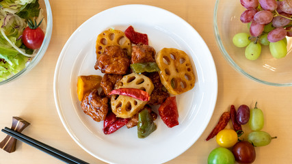 野菜を使ったヘルシーな料理