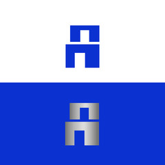 Fototapeta premium Abstract letter A logo