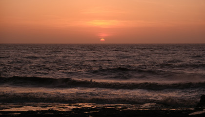A beautiful evening in Mumbai, Maharashtra, Sunset view