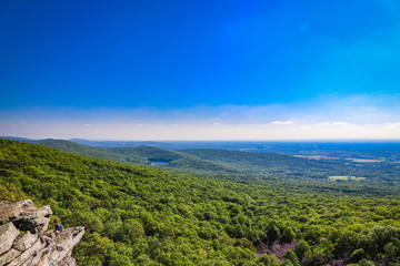 Fototapeta na wymiar landscape view from Annapolis Rock, Maryland