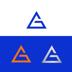 Geometric letter g logo