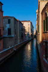 Venice canal. A romantic place in the heart of Venice.